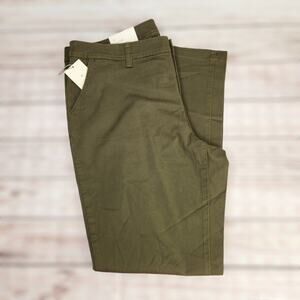 A New Day Mid Rise Slim Hip Olive Size 14/R Dress Pants Casual Date Night